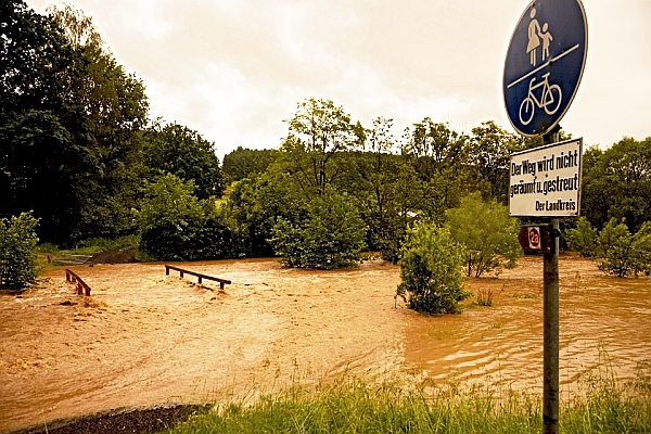 ... zu einem reißenden und gefährlichen Bach werden. - Foto: Schötz/Facebook