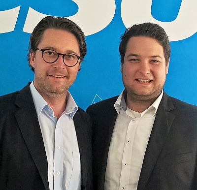 Reisbacher Taitsch (im Bild mit CSU-Generalsekretär Andreas Scheuer) - Foto: JU