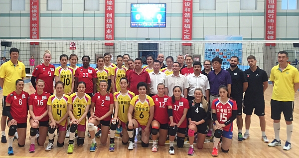 Die Roten Raben mussten sich bei ihrer ersten Begegnung in China geschlagen geben. 