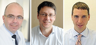 v. l.) Dr. Andreas Comman, Prof. Dr. Roland Büttner, MUDr. Jiri Sramek.