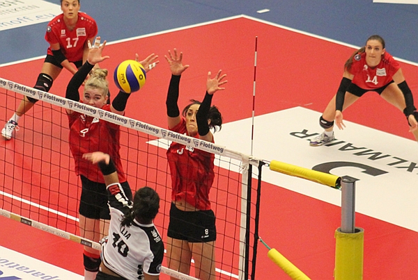 Szenenfoto vom letzten Bundesliga-Spiel gegen Suhl - Foto: Stolzenberg