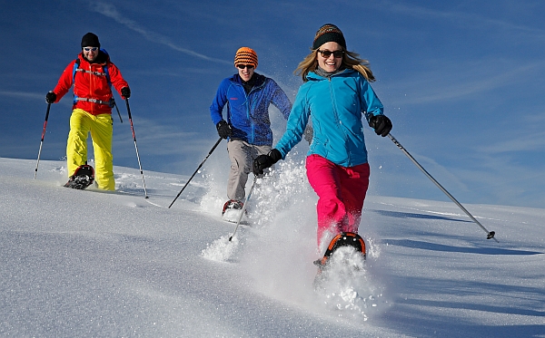Die Natur spüren in der zauberhaften Schneelandschaft vor der Haustüre.