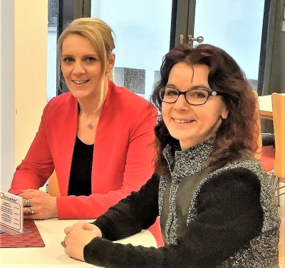 die beiden AsF-Bezirksvorstandsmitglieder Anja König und Patricia Steinberger 