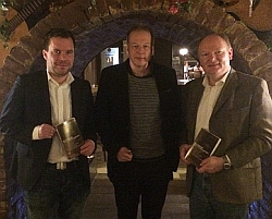 Der Historiker Ralf Höller las aus seinem Buch "Das Wintermärchen"