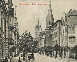 Bahnhofstraße in Straubing