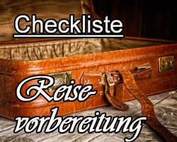 Checkliste Reisevorbereitung
