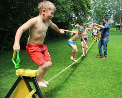 Slackline im ERGOMAR