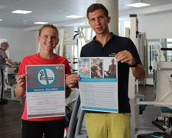 Die Sportwissenschaftler der PhysioKlinik im Aitrachtal stellen das neue Präventionsprogramm vor.