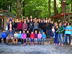Mallersdorfer Kickboxer im Kletterwald