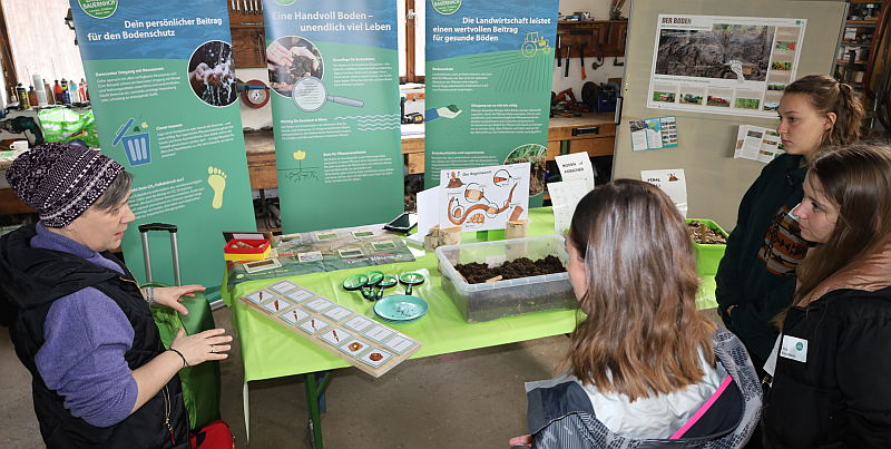Bauernhof - Infostand