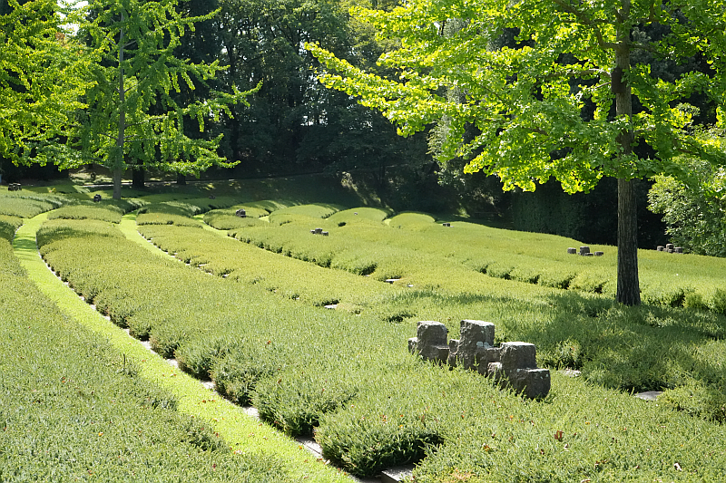 Ein Blick auf dem Soldatenfriedhof Costermano in der Nähe von Garda/Italien