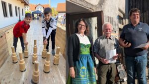 Martin Sperl gewinnt Preiskegeln beim Maibockfest in Gossersdorf