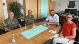 Landkreis und Bundeswehr setzen auf enge Zusammenarbeit