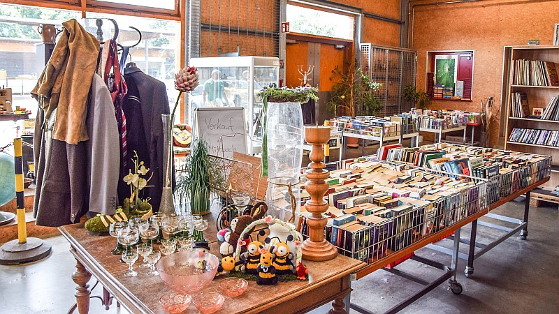 Erst wird ausgemistet, dann umgebaut: Flohmarkt macht vier Wochen Pause