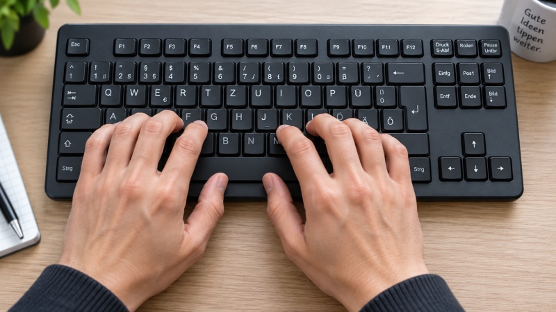 Bei der VHS: Mit zehn Fingern am PC schreiben lernen