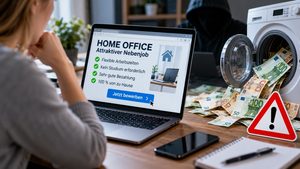 Traumjob im Homeoffice? Dahinter können Betrüger stecken